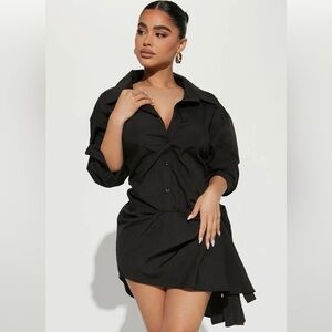 Fashion Nova Black Mini Dress